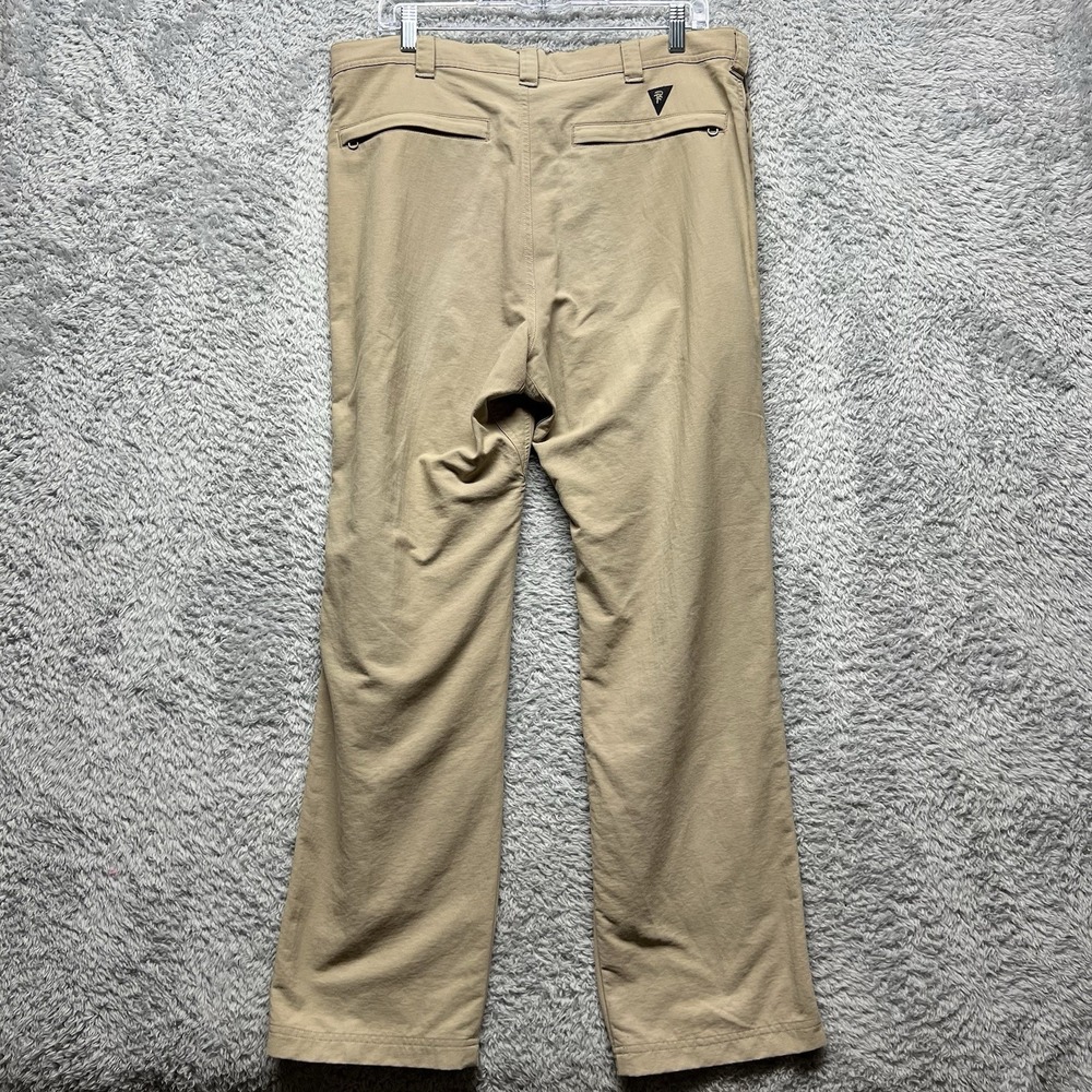 Railriders Pants Mens 34x30 Beige Tan Nylon Performance Rugged Outdoor Hiking